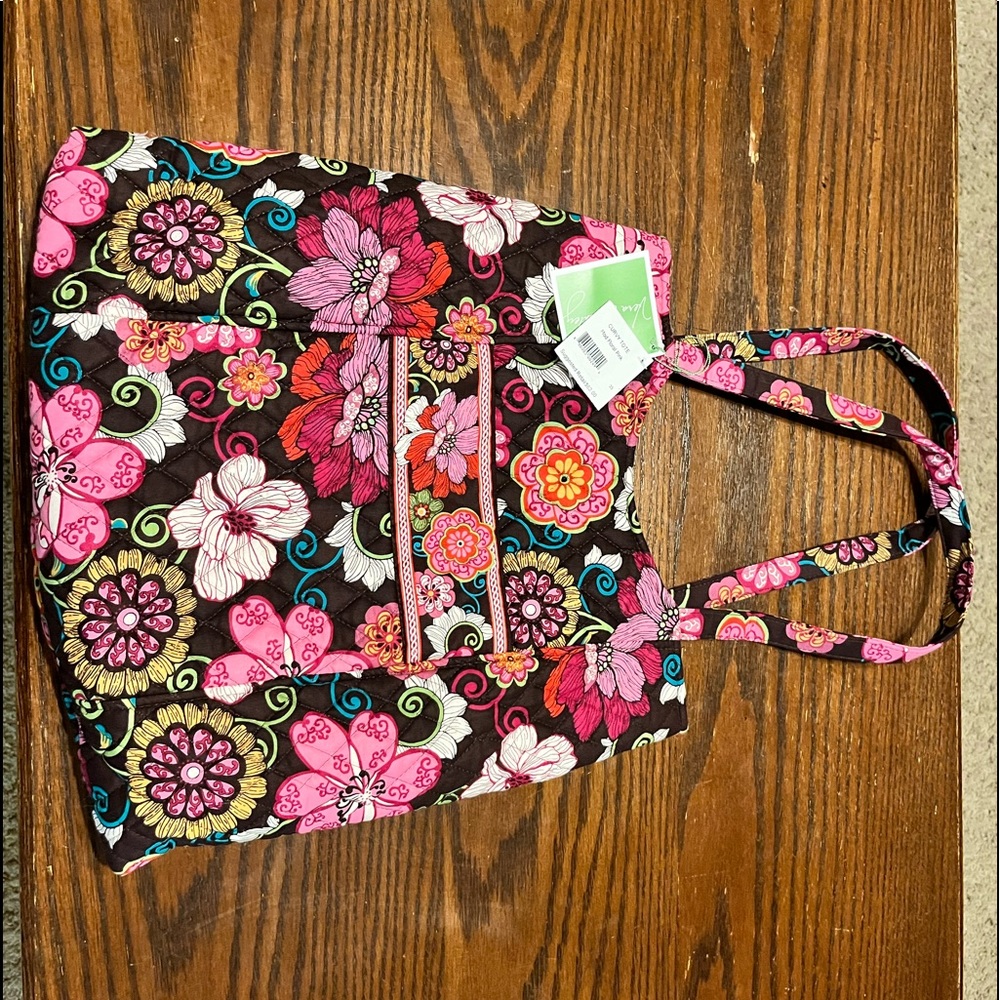 Vera Bradley Curvy Tote Mod Floral Pink